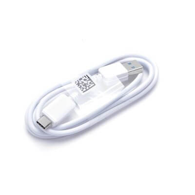 Cablu USB - USB Tip C 3.0 [Clasa II] / 1m / Alb