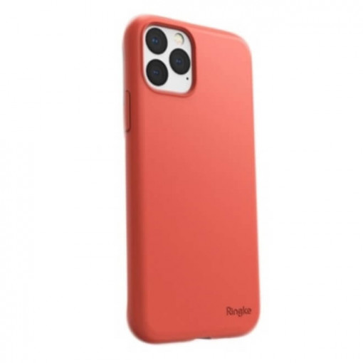 Husa Compatibila cu iPhone 11 Pro Max, Ringke Air S, Ultra-Slim, Coral, Rosu