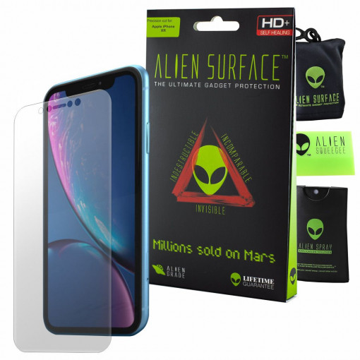 Folie Alien Surface, iPhone 11, Case Friendly Transparent, Doar ecran - Compatibila cu o husa
