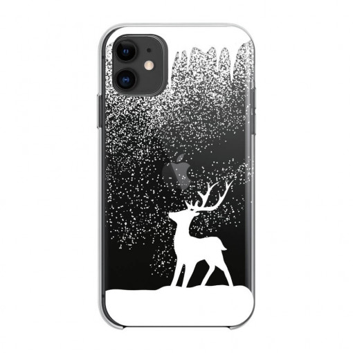 Husa Compatibila cu iPhone 12 Pro Max, Christmas, Design Craciun Ren