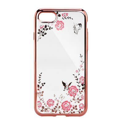 Husa Compatibila cu iPhone XS ( 5, 8" ) Desen model Flori / Floral / Rose