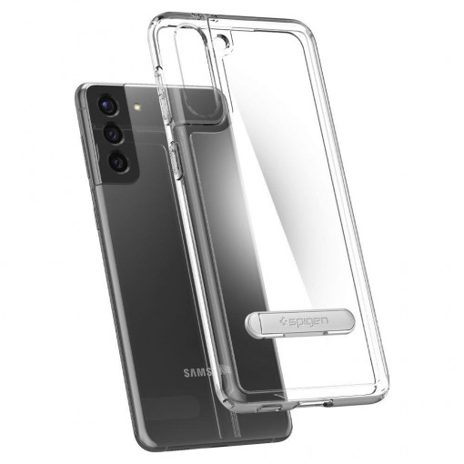 Husa Compatibila cu Samsung Galaxy S21 Plus, Spigen Ultra Hybrid, Clear