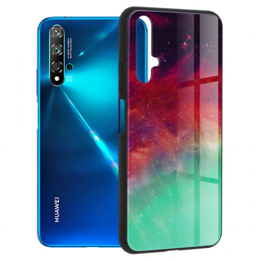 Husa Pentru Huawei Nova 5T / Honor 20, Glass, Matrix, Radiant
