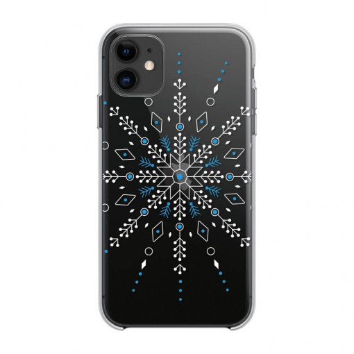 Husa Compatibila cu iPhone 8 Plus / 7 Plus / 6 Plus / 6S Plus, Christmas, Design Craciun Fulg de Zapada