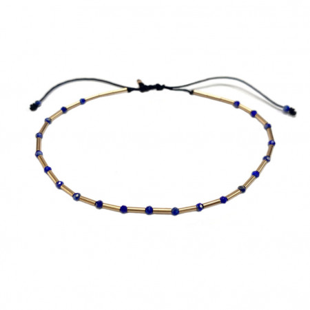 Alternance in Blue bracelet in 14k/2 gold-filled and lapis lazuli