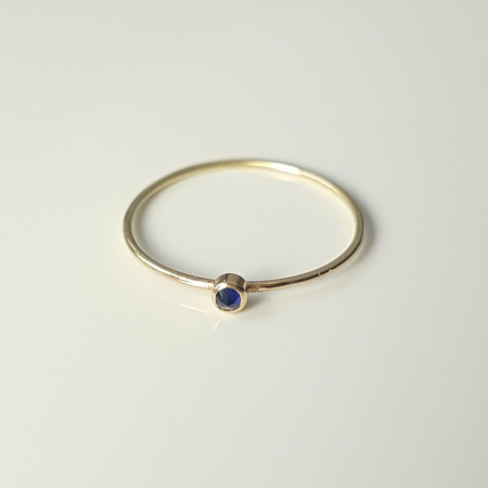 Essence of Blue Ring Inverted Sapphire