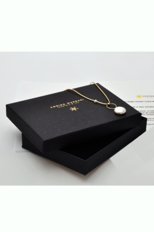 colier din gold filled de 14k/20 si perle de cultura Corina Mardari