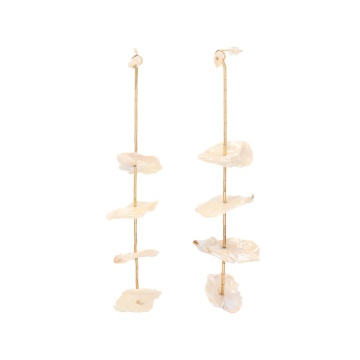 cercei cu perle de cultura Keshi, Pearls Petals din gold filled de 14k/20 (aur filat)