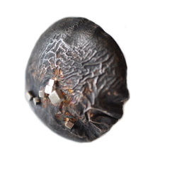 Inel Mimesis, in design contemporan, realizat manual din argint reticulat si oxidat, Corina Mardari