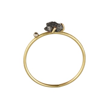 inel Essence of Diamond din aur 18k si diamant brut - Img 3