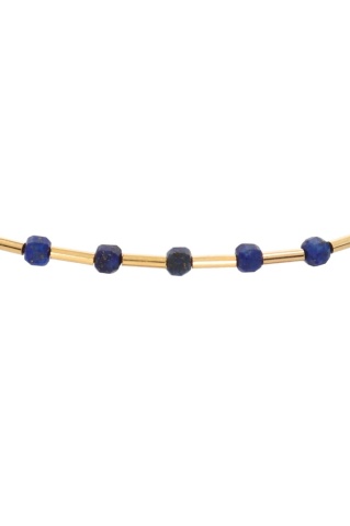 bratara din gold filled de 14k/20 si lapis lazuli