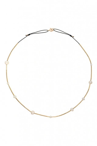 colier din gold filled de 14k/20 si perle de cultura Corina Mardari