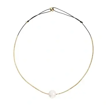 colier cu perla de cultura si elemente din gold filled de 14k/20