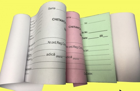 Chitanta, nepersonalizata, 50 set x 3 ex., a-n - Img 3