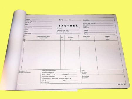 Factura Fiscala A5 nepersonalizata, 50 set x 3ex, a-n - Img 2