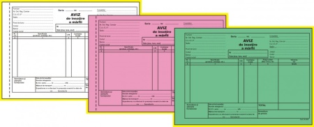 Aviz de insotire a marfii, nepersonalizat A5, 50set x 3ex, a-n - Img 3
