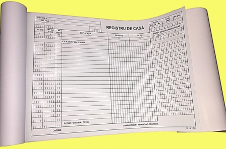 Registru de casa, autocopiativ A4, 50 seturi/2 exemplare - Img 2