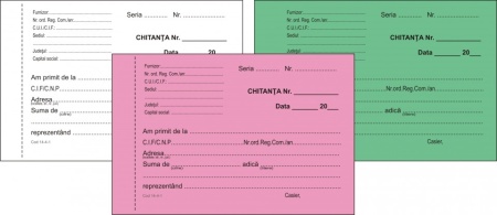 Chitanta, nepersonalizata, 50 set x 3 ex., a-n - Img 2