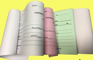 Chitanta, nepersonalizata, 50 set x 3 ex., a-n - Img 3
