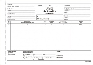Aviz de insotire a marfii, nepersonalizat A5, 50set x 3ex, a-n - Img 4