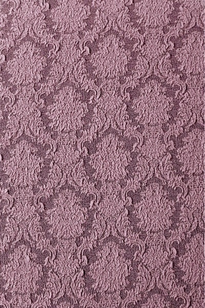Set 6 huse elastice pentru scaune, model Jacquard, Roz - Img 2