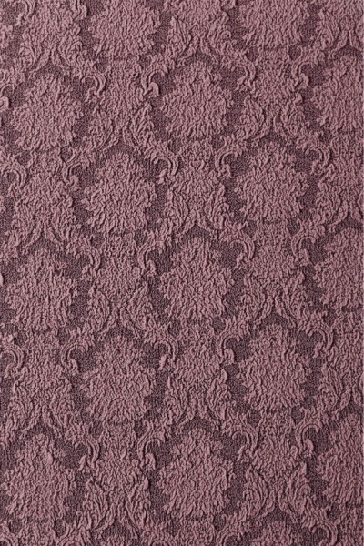 Set 6 huse elastice pentru scaune, cu volanas, model Jacquard Roz - Img 2