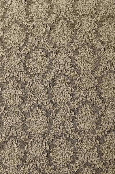 Set 6 huse elastice pentru scaune, model Jacquard, Bej - Img 2