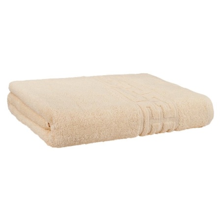 Set 5 Prosoape 70x130 cm Bumbac 500 g/mp Bordura Greceasca, Bej - Img 2