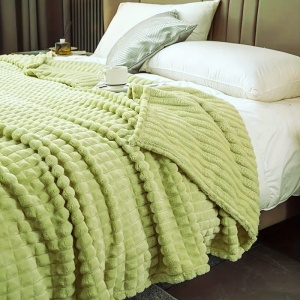 Patura Cocolino pufoasa 200 x 230 cm, verde