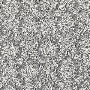 Set 6 huse elastice pentru scaune, model Jacquard, Alb - Img 2