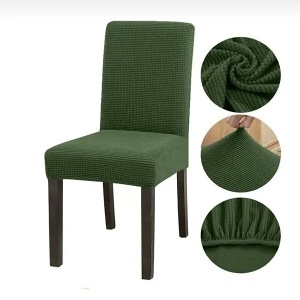 Set 6 huse elastice de scaune culoare Verde