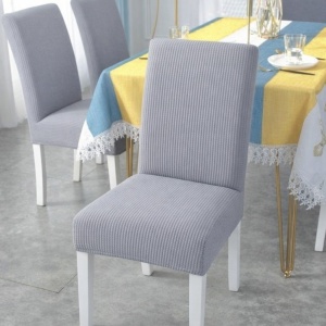 Set 6 huse elastice pentru scaune culoare Gri