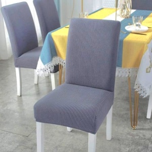Set 6 huse elastice pentru scaune culoare Cenusiu