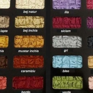 Set 6 huse scaune, creponate si elastice, Bej Cacao cu lapte - Img 2