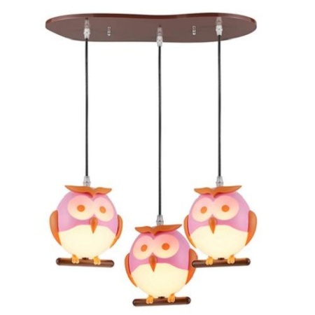 Aca Lighting Lampă suspendată Bufniță 3xE14 - Img 3