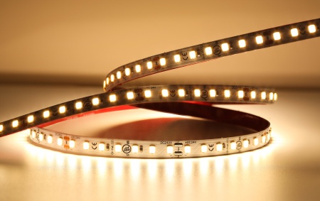 Bandă LED flexibilă Omniled - SMD2835 6.8W/m CRI90 24V 126led/m rolă 5m alb-cald sau neutru - Img 3