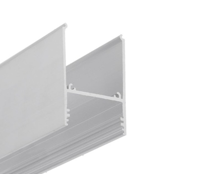 Profil LED aparent COMBO30-01, aluminiu neanodizat, lungime 2m