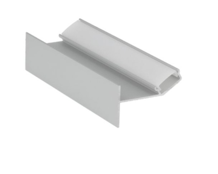 Profil LED aparent GLOW12 DOWN, aluminiu anodizat, lungime 2m - Img 4