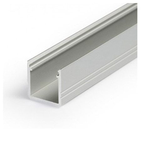 Profil LED aparent SMART 10, aluminiu neanodizat, lungime 2m