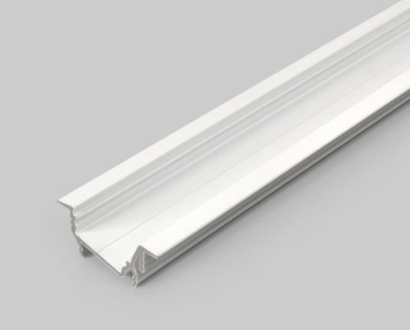 Profil LED încastrat DIAGONAL 14, alb, lungime 2m