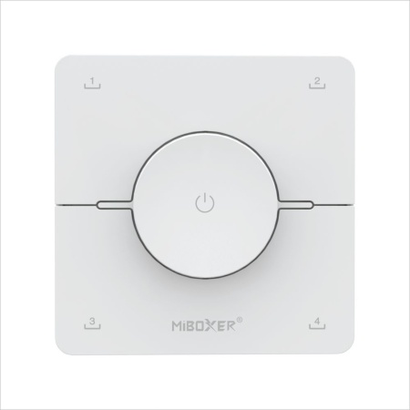 Telecomanda Monocolor/CCT Smart Perete 4 scene RF Albă sau neagră K0 - Img 3