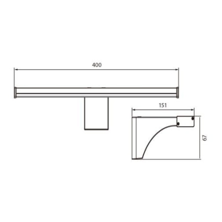 Vivalux ZOE LED 8W IP44 alb-neutru - Img 2