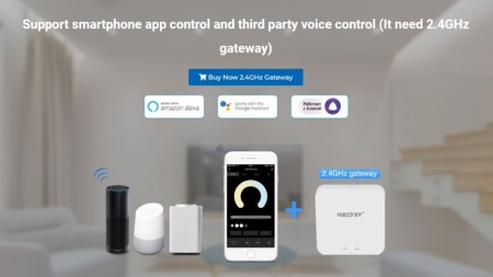 Controler MiBoxer Smart Power monocolor/CCT wireless , 20A, 12-24V - Img 4
