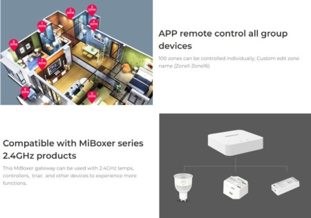 Gateway MiBoxer Smart Wi-Fi,App Control - Img 4