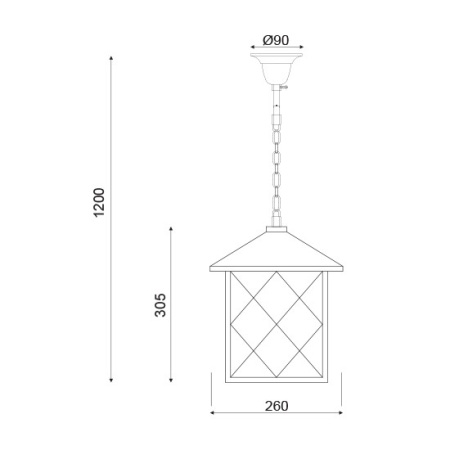 CORP SUSPENDAT ACA LIGHTING EG166201PB METAL NEGRU STICLA SABLATA E27