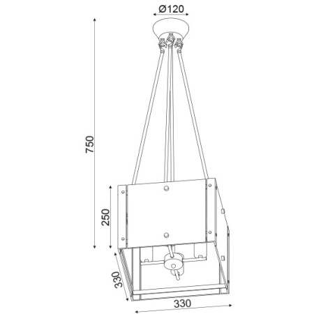 CORP SUSPENDAT ACA LIGHTING OD910804P METAL NEGRU STICLA TRANSPARENTA MDF E27