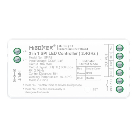 MiBoxer Controler Digital 3 în 1 SPI 2.4GH