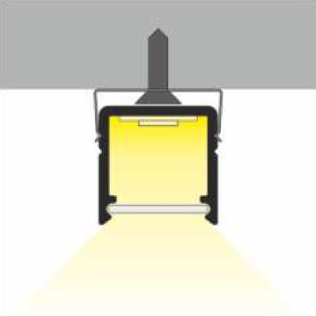 Profil LED aparent SMART 10, alb, lungime 2m - Img 4