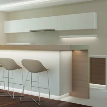 Profil LED aparent SURFACE 10, alb, lungime 2m - Img 5