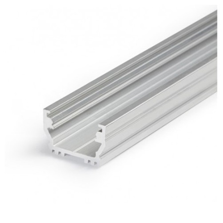 Profil LED aparent UNI 12, aluminiu anodizat, lungime 2m